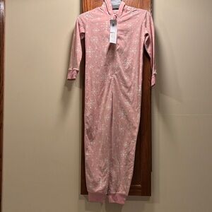 NWT Old Navy Light Pink Pajama - one piece- size Medium